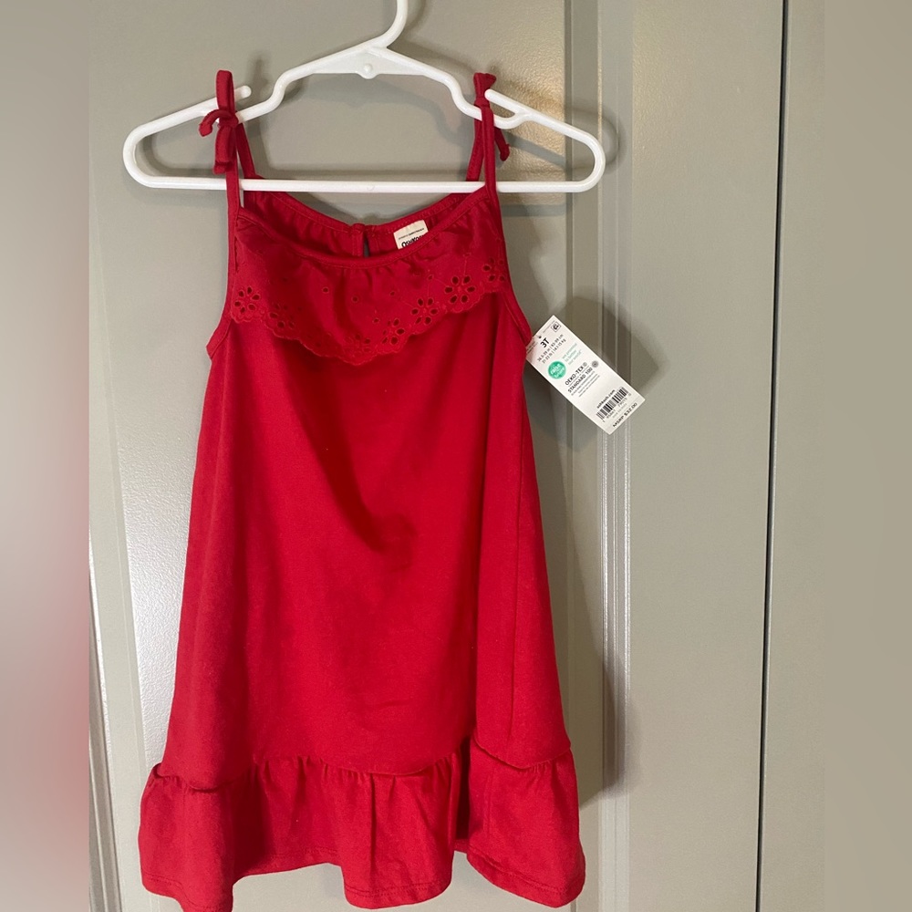 NWT Osh Kosh red dress. Size 3T. Brand new! ❤️